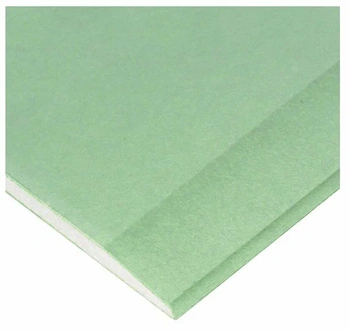 Гипсокартонный лист Vetonit GYPROC (Ветонит Гипрок) Аква Лайт ГВЛВ, Влагостойкий 2500х1200, 9,5 мм