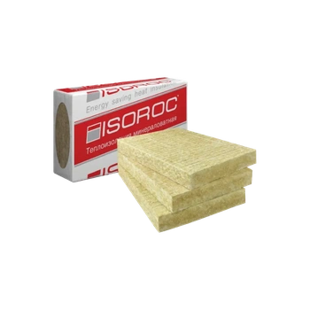 Утеплитель ISOROC Изорок Изофлор (110кг/м3) 1000х600, 80мм 4пл/2,4м2 0,192м3