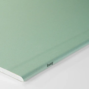 Гипсокартонный лист Кнауф ГКЛВ, Влагостойкий 2500х1200, 9,5 мм