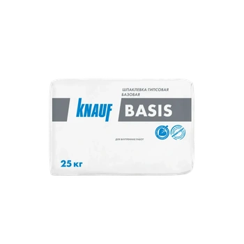 Шпаклевка гипсовая базовая Кнауф-Базис, 25 кг.