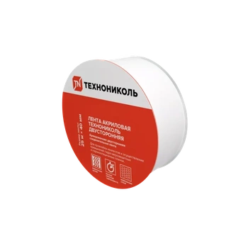 Лента акриловая двусторонняя ТехноНИКОЛЬ 40 мм, 25 м.